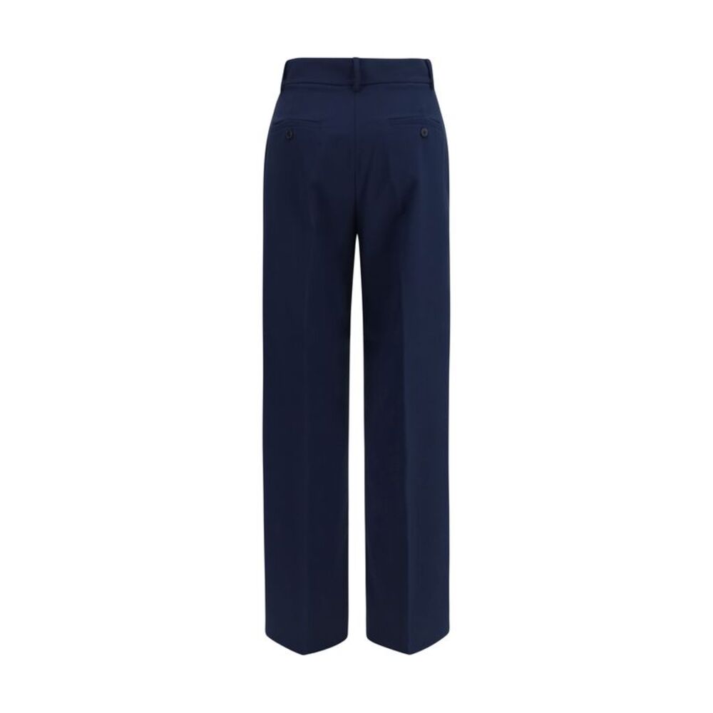 Max Mara Weekend Women Stretch Wool Palazzo Trousers - Picture 2 of 3
